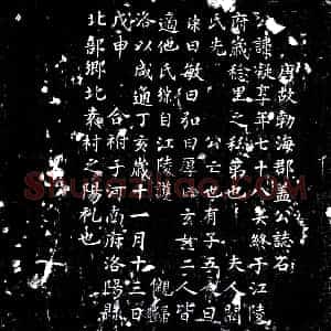 唐代《盖凝 墓志》拓片原图欣赏下载