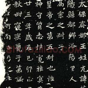 北朝《元简 墓志》拓片原图欣赏下载