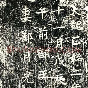 北朝《鄯月光 墓志》拓片原图欣赏下载
