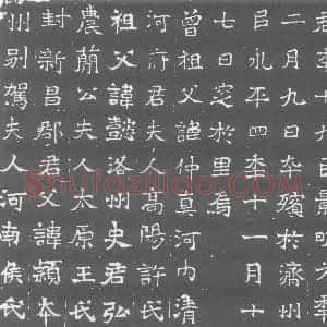 北朝《杨范 墓志》拓片原图欣赏下载