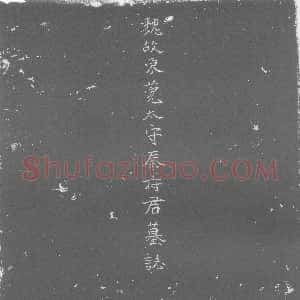 北朝《秦洪 墓志》拓片原图欣赏下载