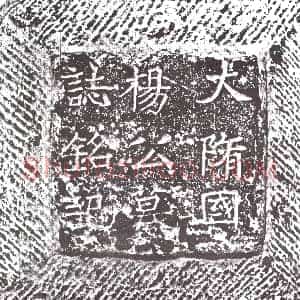 隋代《任轨 任轨妻薛氏 墓志》拓片原图欣赏下载