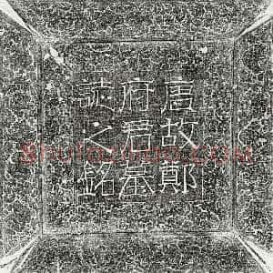 唐代《郑敬同 墓志》拓片原图欣赏下载