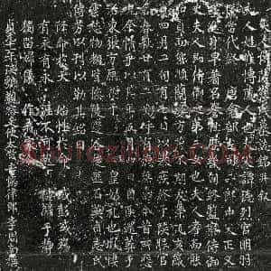 唐代《李周南妻崔氏 墓志》拓片原图欣赏下载