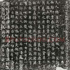 唐代《郑齐古妻崔氏 墓志》拓片原图欣赏下载