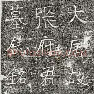 唐代《张良玉 墓志》拓片原图欣赏下载
