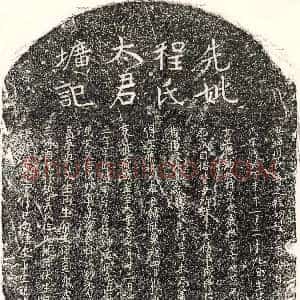 元代《程应祥母程氏 墓志》拓片原图欣赏下载
