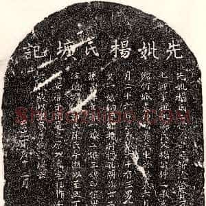 元代《袁仲□妻杨氏 墓志》拓片原图欣赏下载
