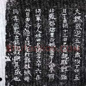 北朝《田洛 墓志》拓片原图欣赏下载
