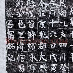 隋代《谢善富 墓志》拓片原图欣赏下载