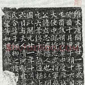 唐代《单于吉华 墓志》拓片原图欣赏下载