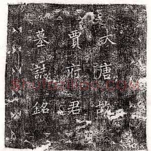 唐代《许惟岳 墓志》拓片原图欣赏下载