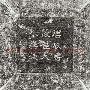 唐代《李据妻卢氏 墓志》拓片原图欣赏下载