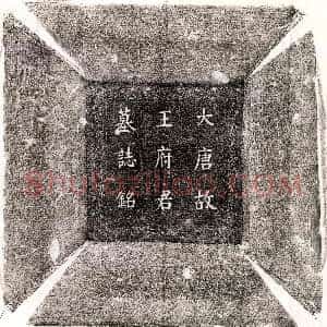 唐代《韦居实妻李氏 墓志》拓片原图欣赏下载