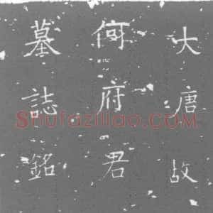 唐代《墓志》拓片原图欣赏下载