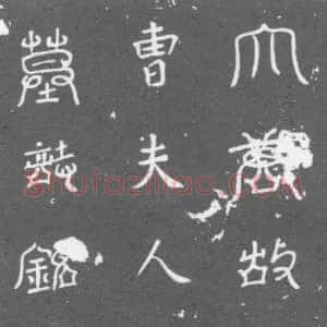 唐代《胡明期母曹夫人 曹氏 墓志》拓片原图欣赏下载