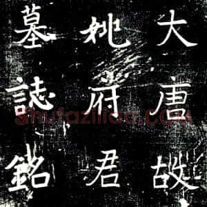 唐代《姚重曒 墓志》拓片原图欣赏下载