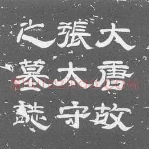 唐代《张朏及夫人李氏 墓志》拓片原图欣赏下载