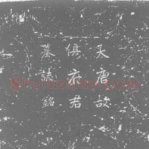 唐代《俱海及夫人王氏 墓志》拓片原图欣赏下载