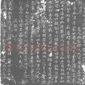 唐代《李氏 李晟女儿 墓志》拓片原图欣赏下载