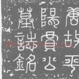 唐代《贾政 墓志》拓片原图欣赏下载