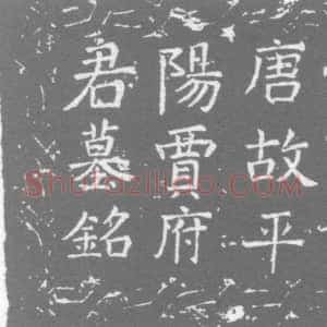 唐代《贾从贽 墓志》拓片原图欣赏下载