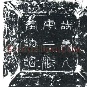 唐代《王公美人李氏 墓志》拓片原图欣赏下载