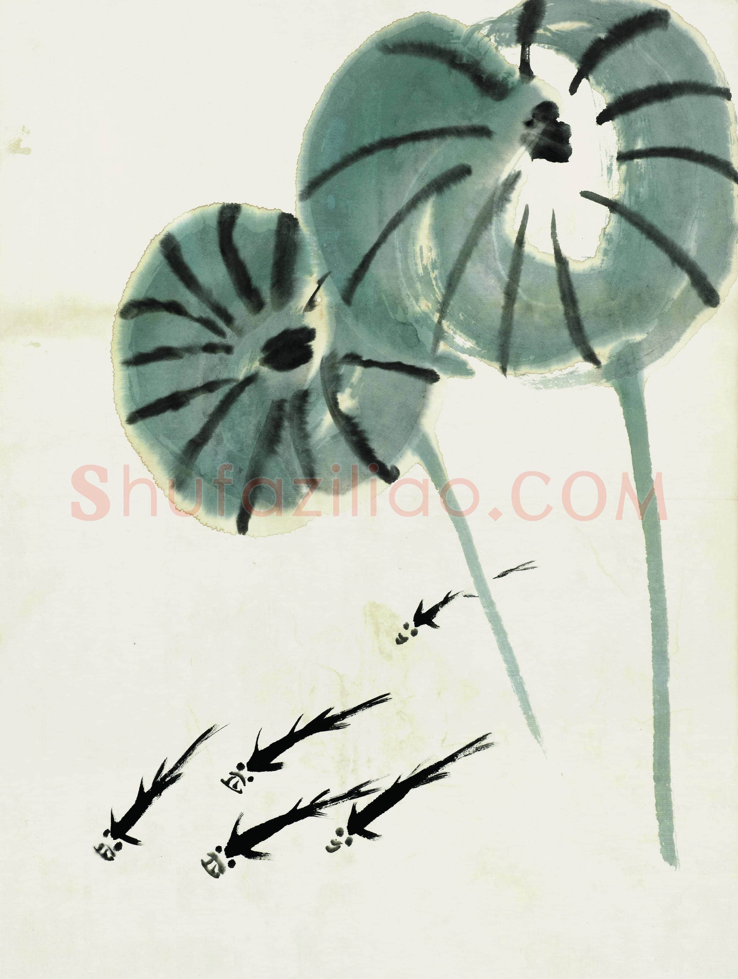 齐白石 鱼虾册页-02