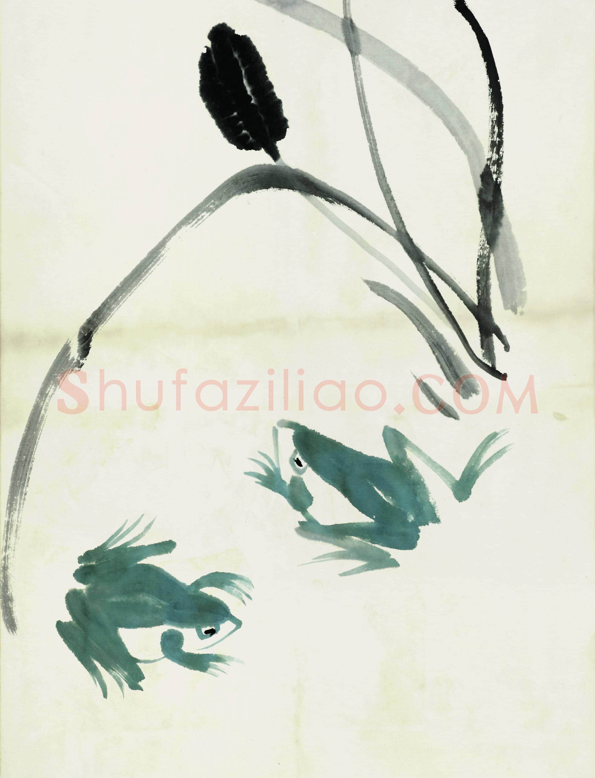 齐白石 鱼虾册页-05