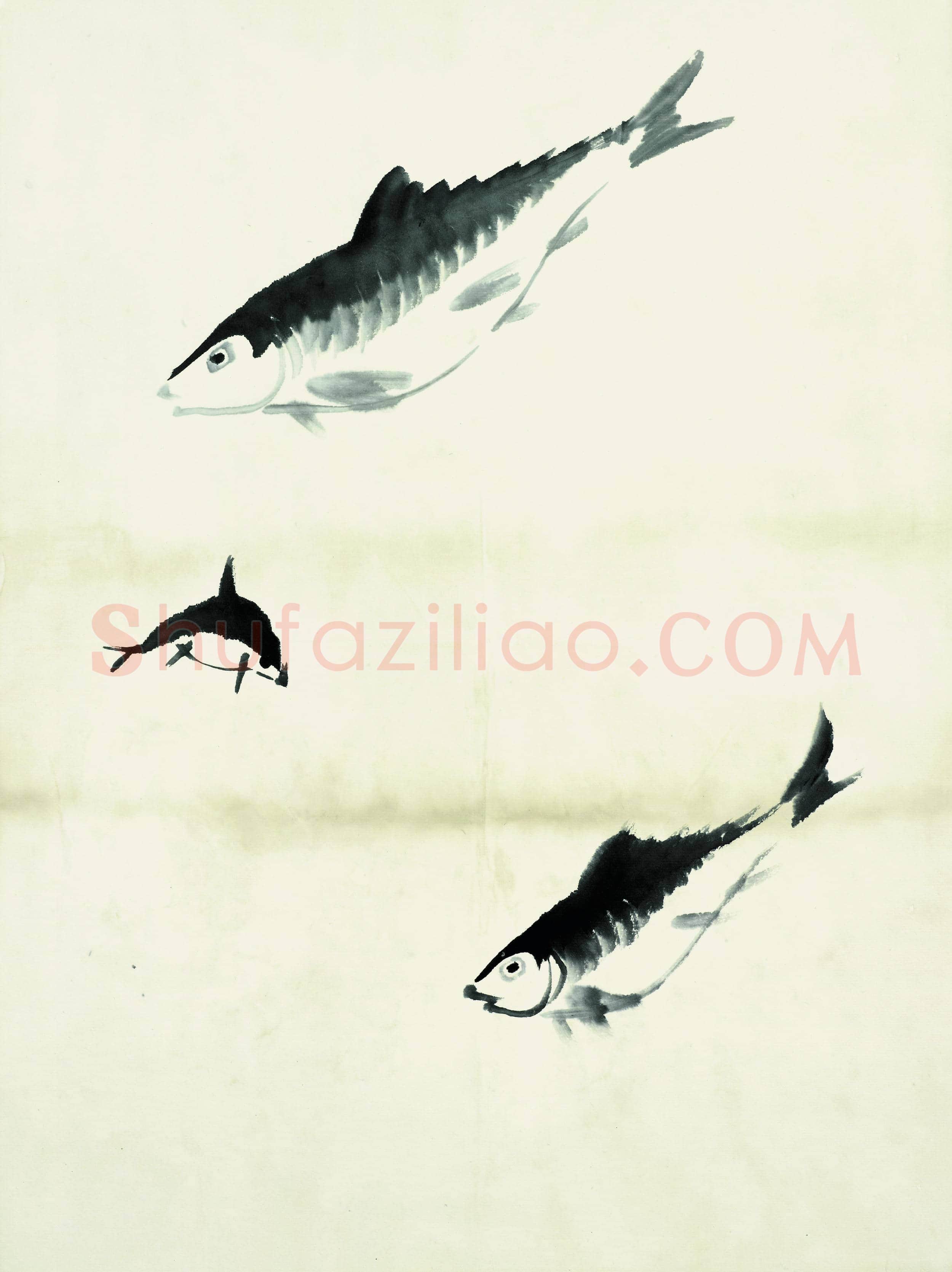 齐白石 鱼虾册页-25