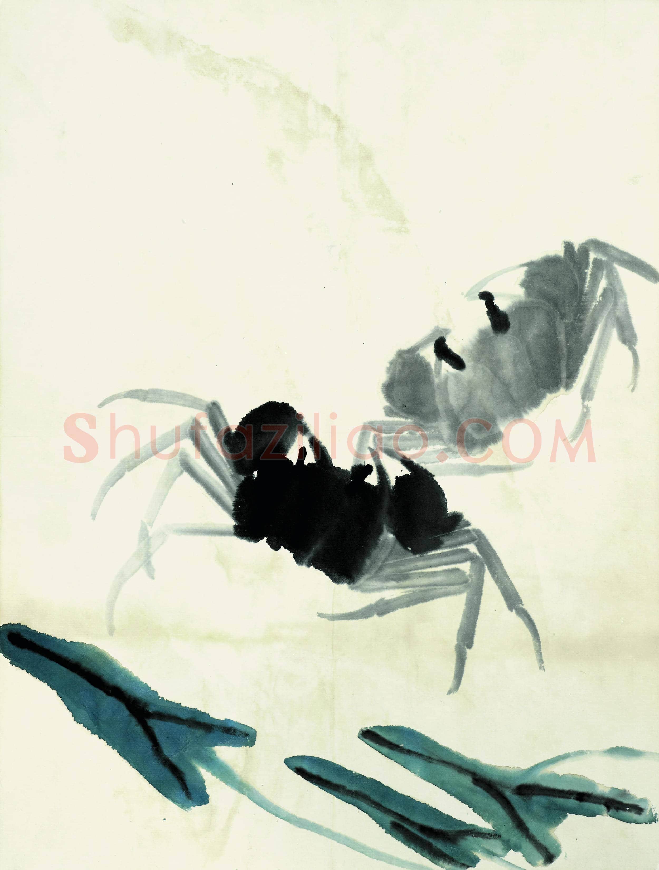齐白石 鱼虾册页-34