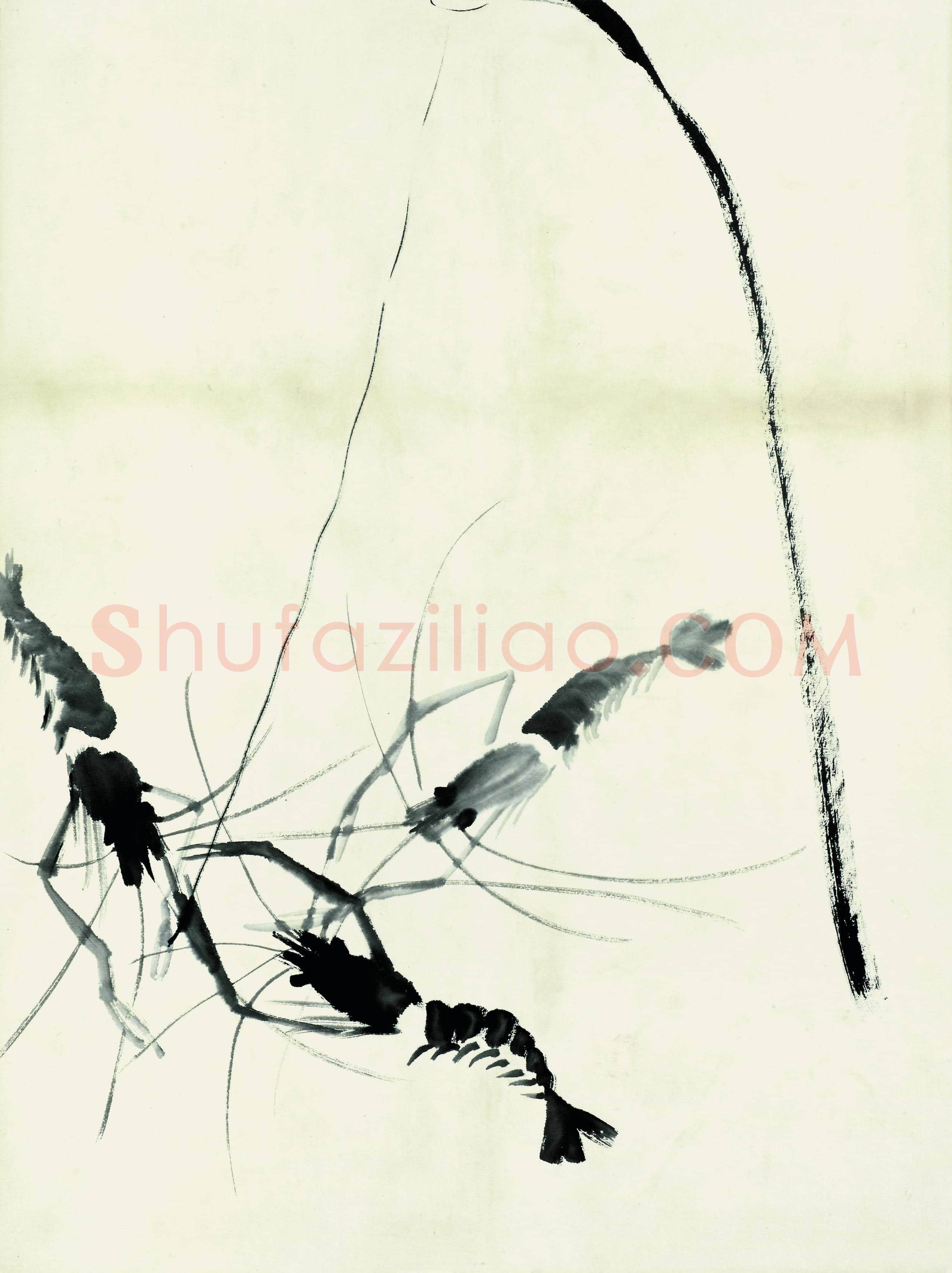 齐白石 鱼虾册页-41