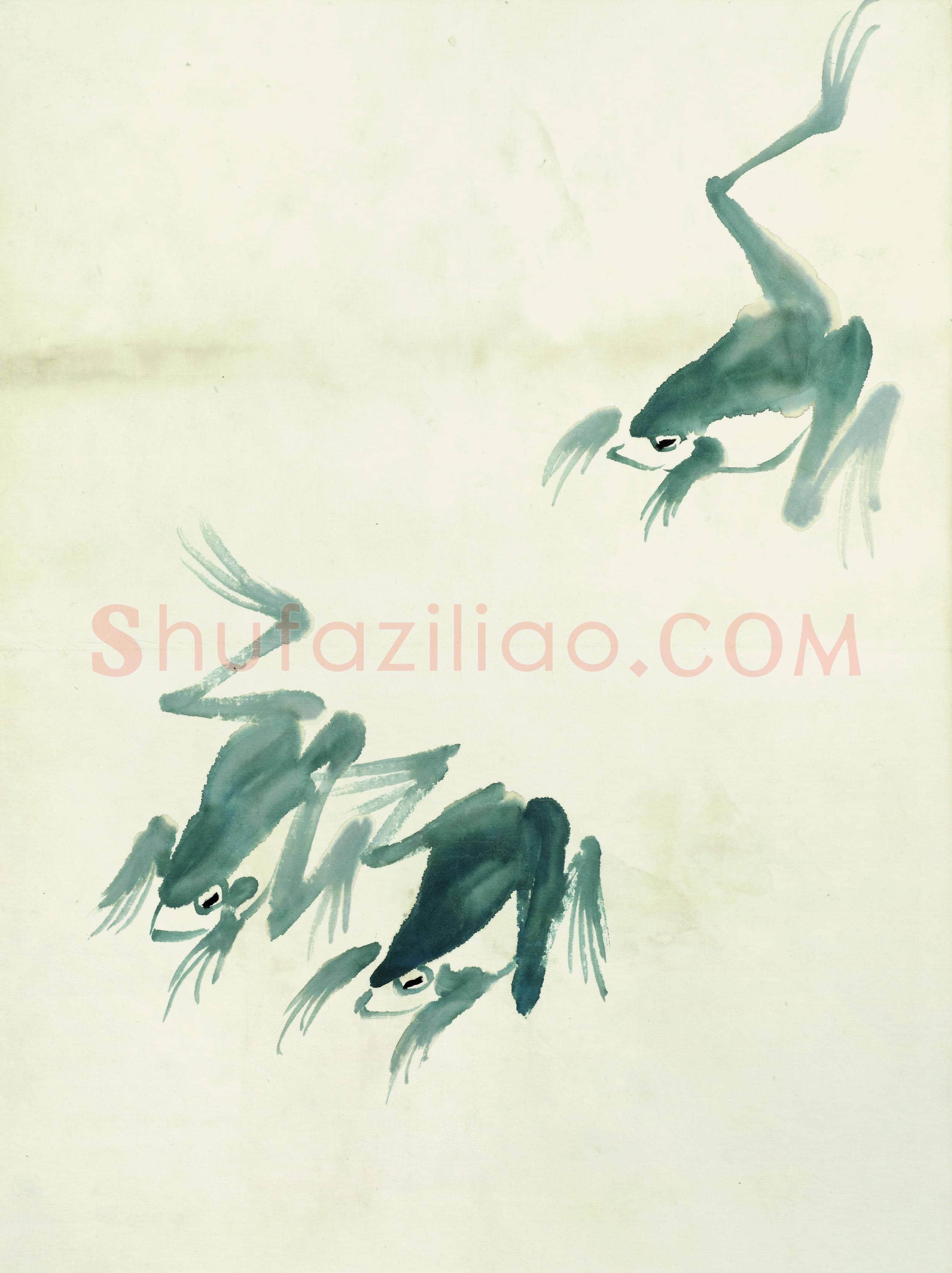 齐白石 鱼虾册页-42