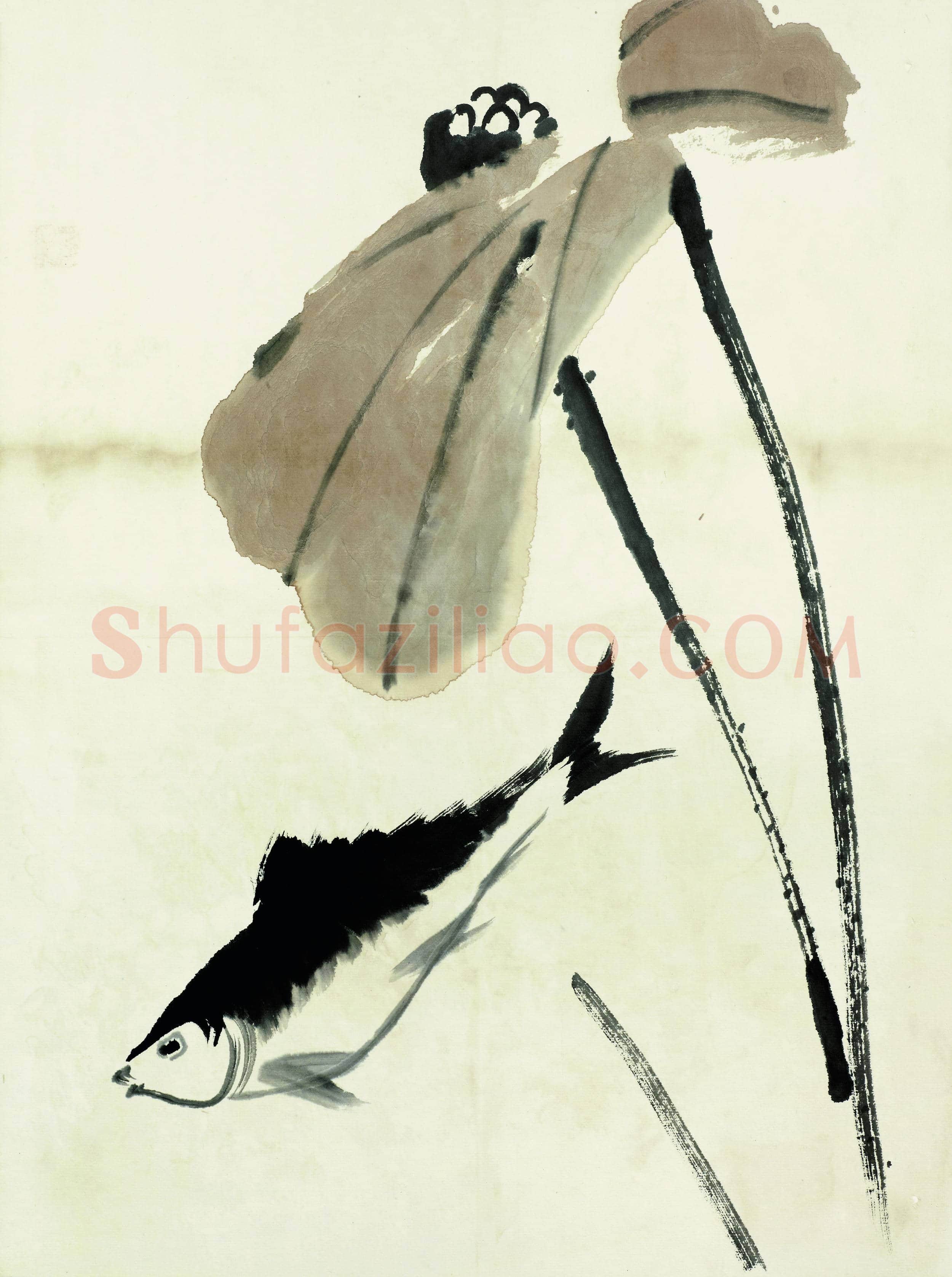 齐白石 鱼虾册页-46
