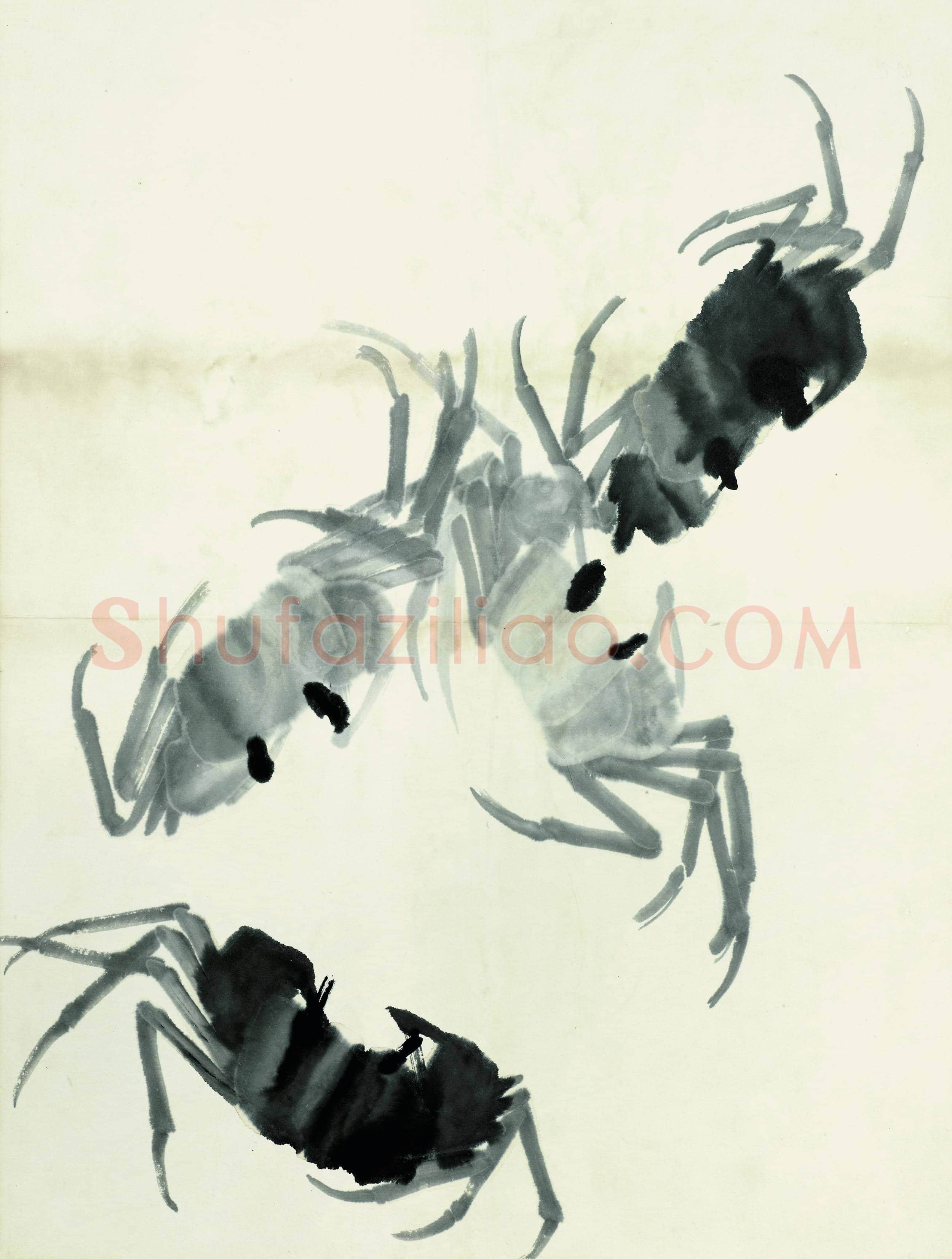 齐白石 鱼虾册页-49