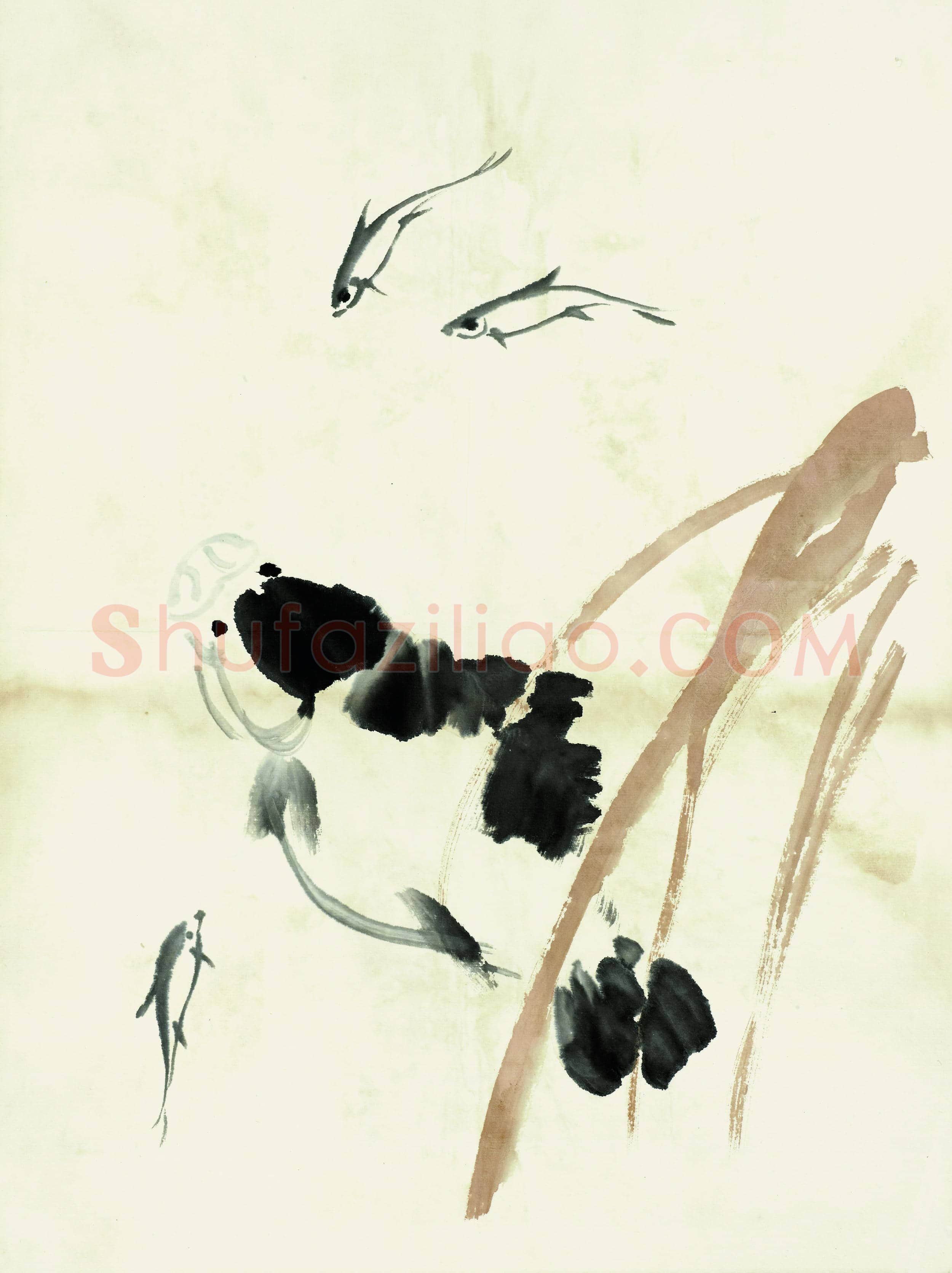齐白石 鱼虾册页-53
