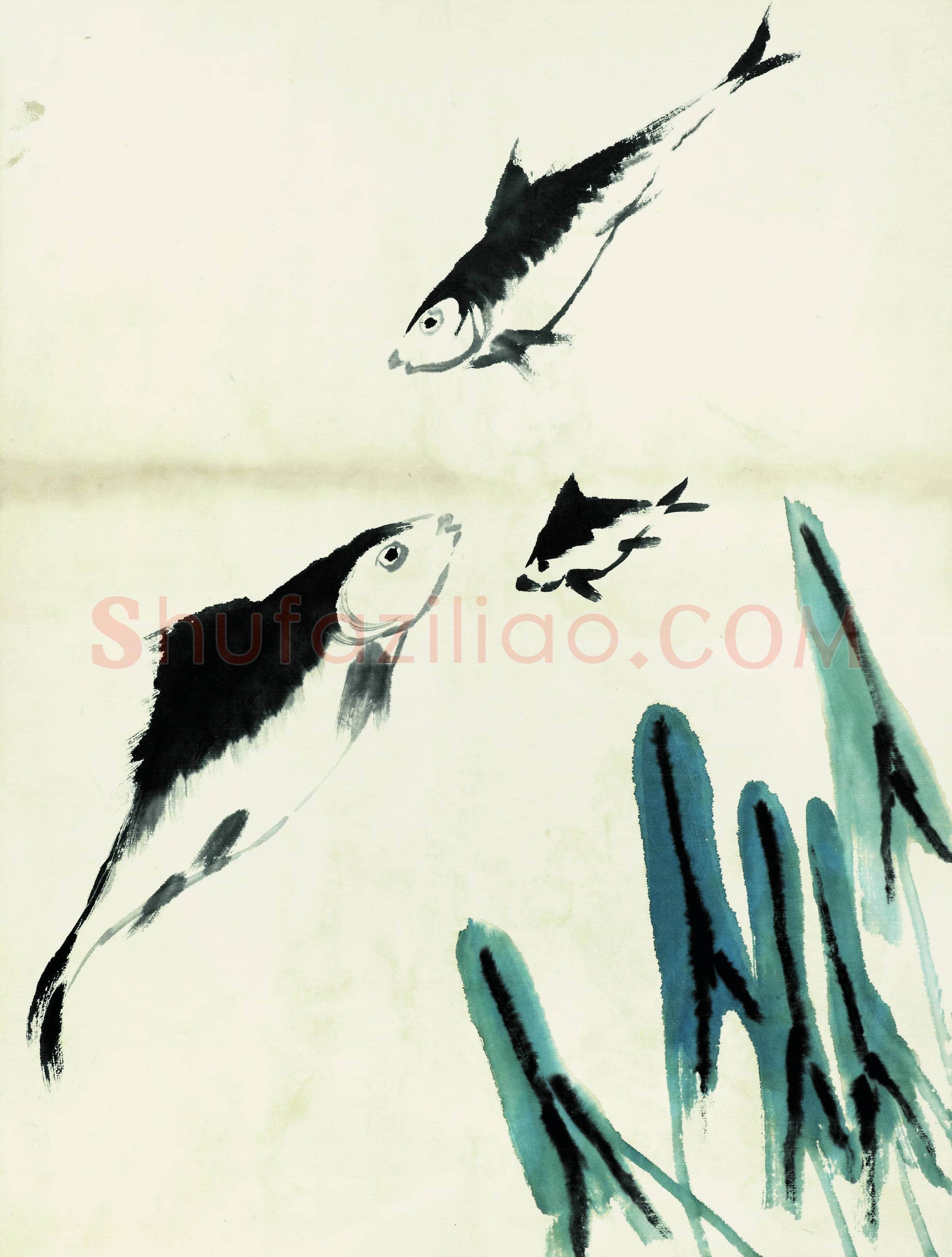 齐白石 鱼虾册页-59