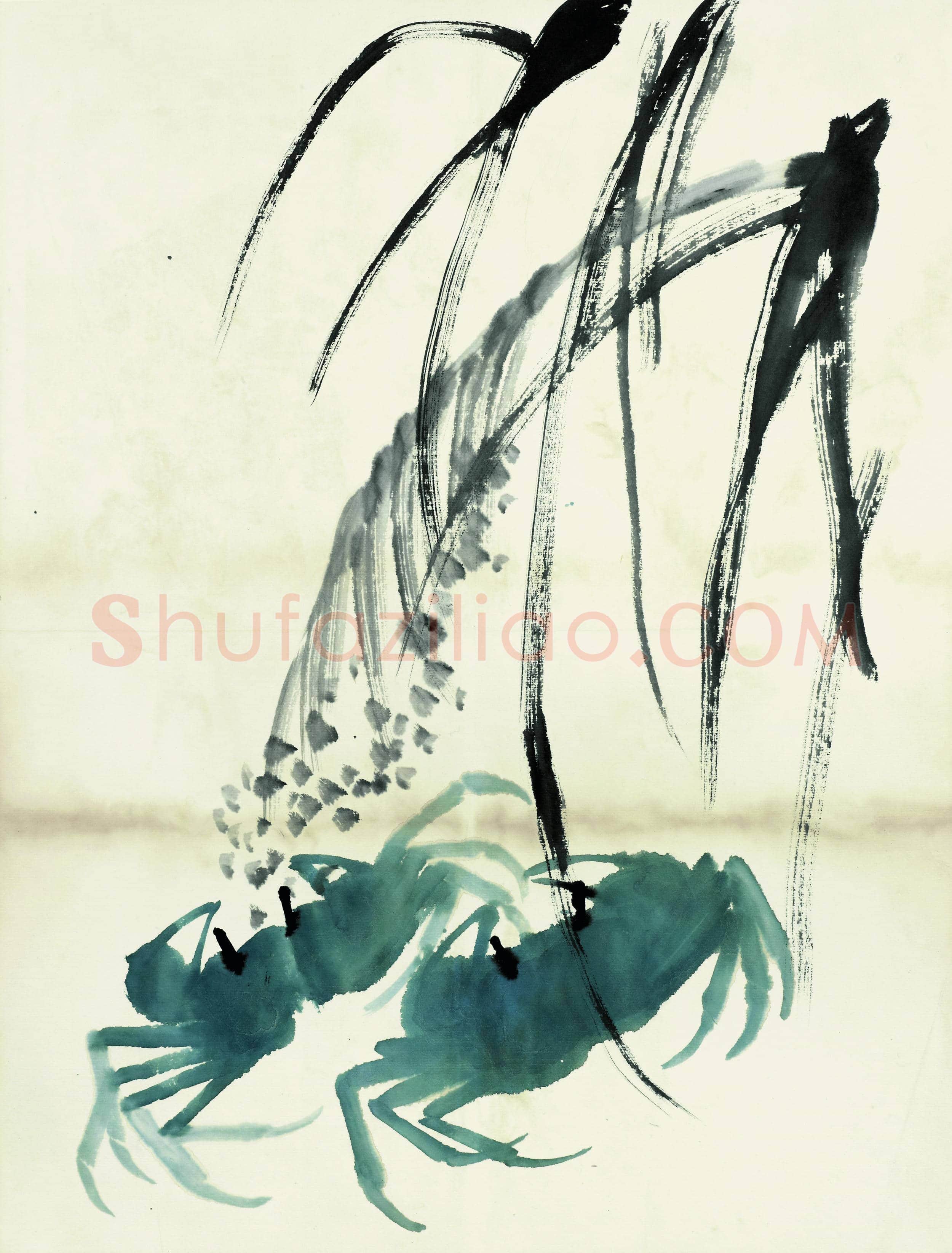 齐白石 鱼虾册页-73