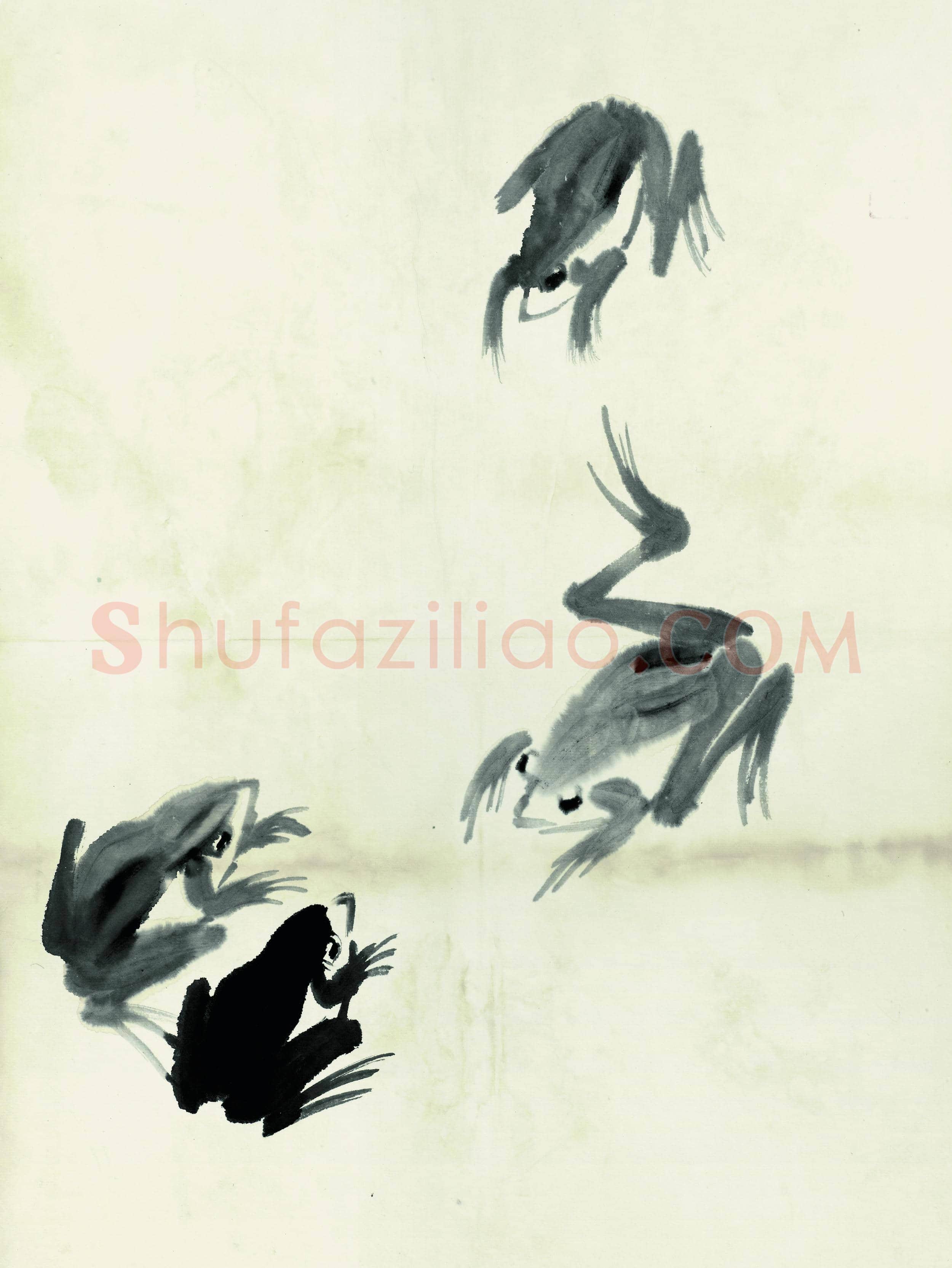 齐白石 鱼虾册页-77