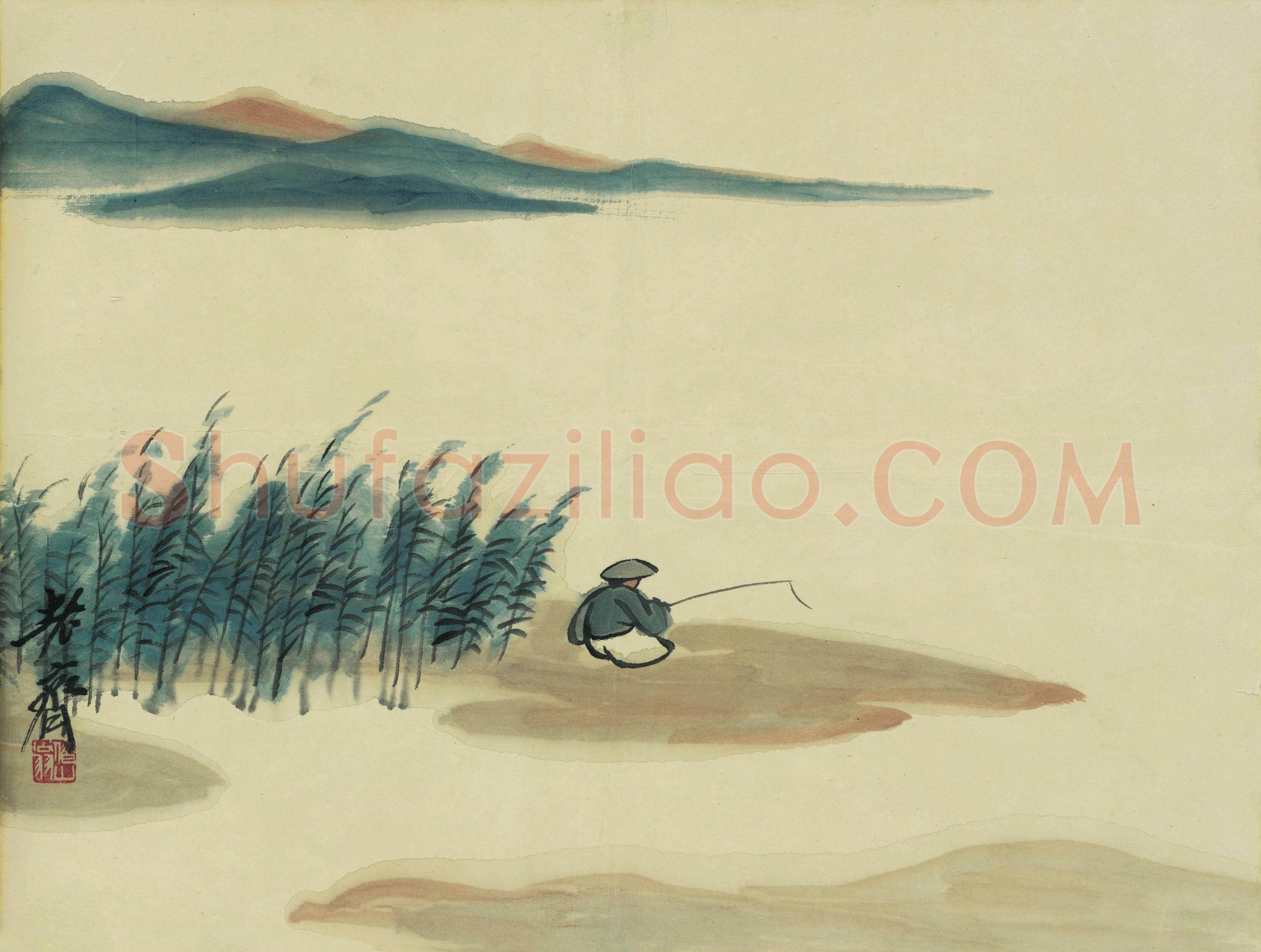 齐白石 借山图册-10