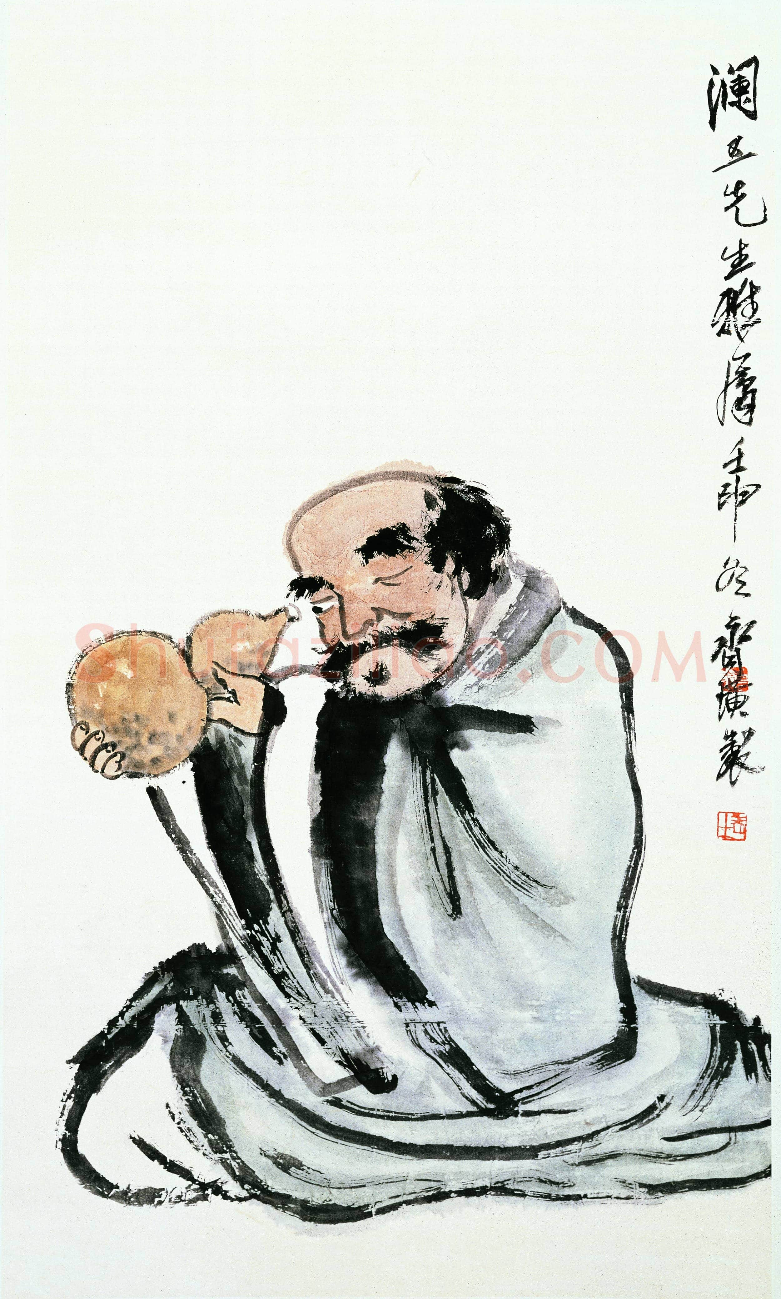 齐白石 酒佬