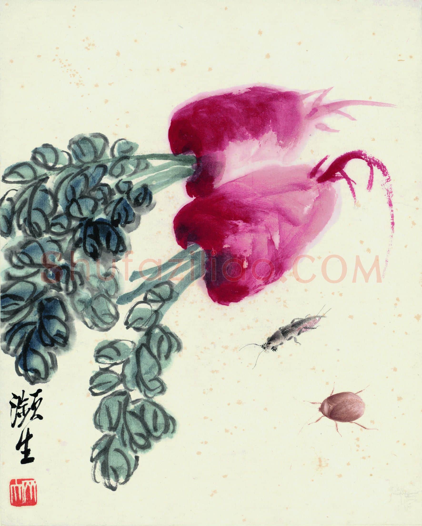 齐白石 可惜无声-01