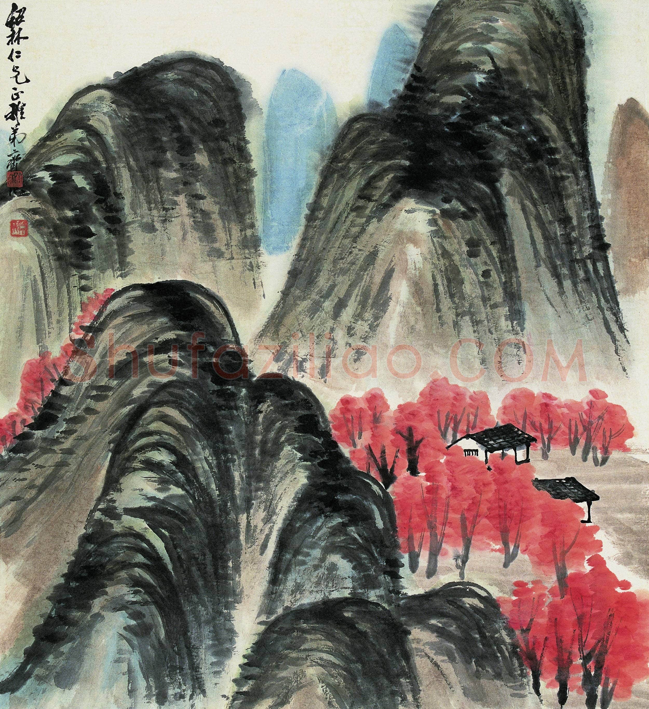 齐白石 山水-01