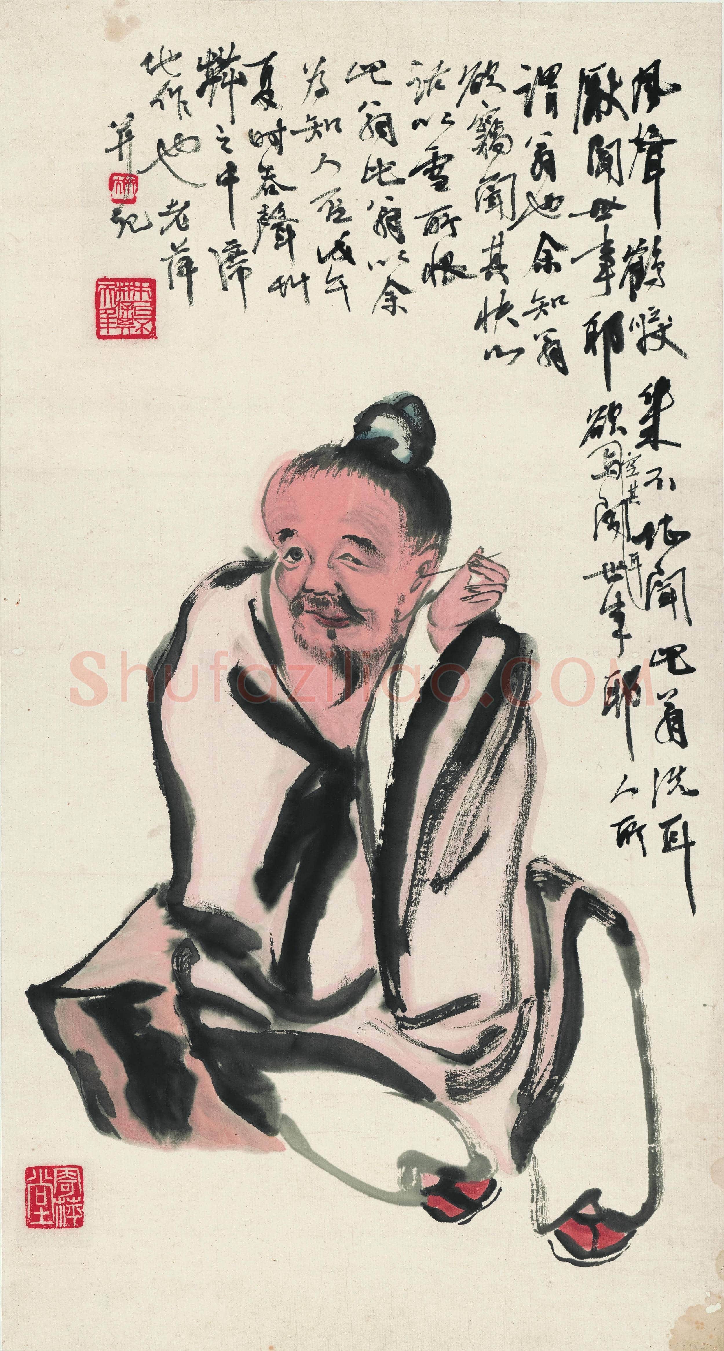 齐白石 望福图-02