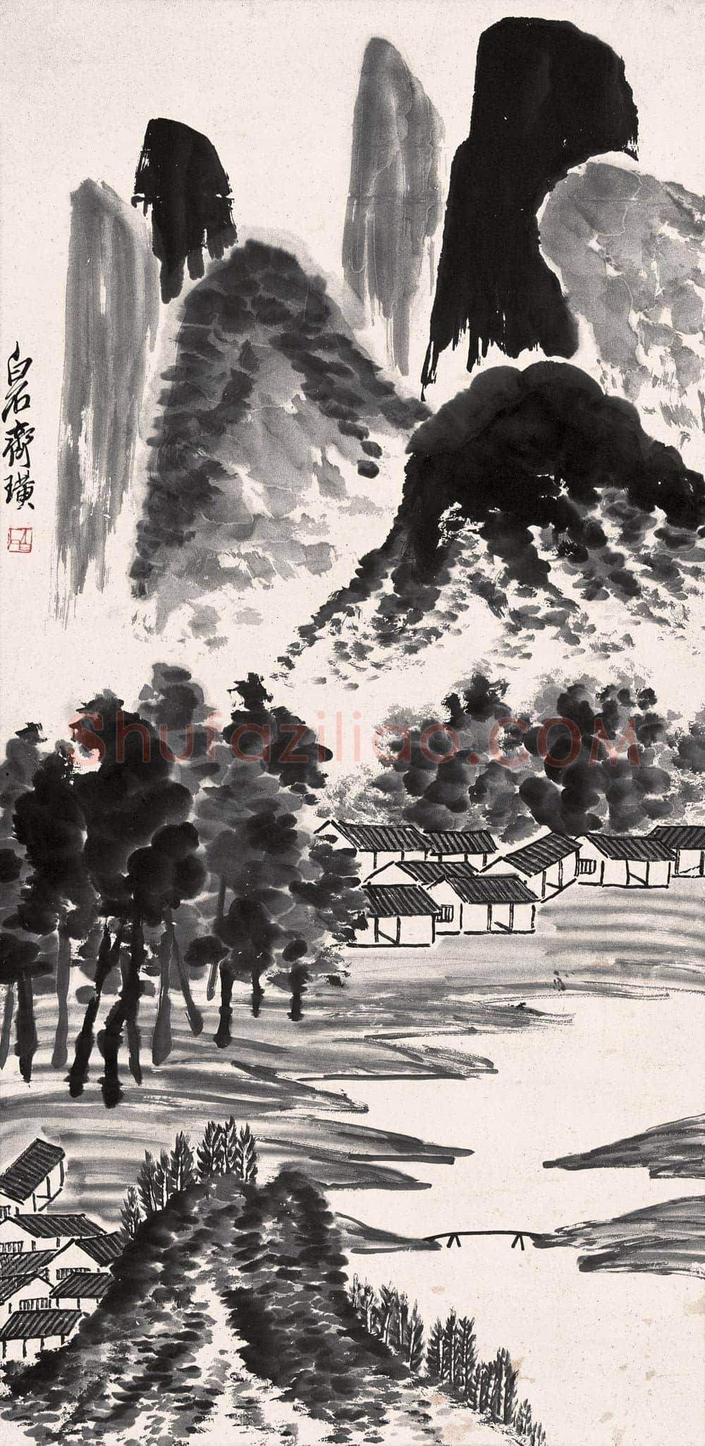 齐白石 星塘老屋-01