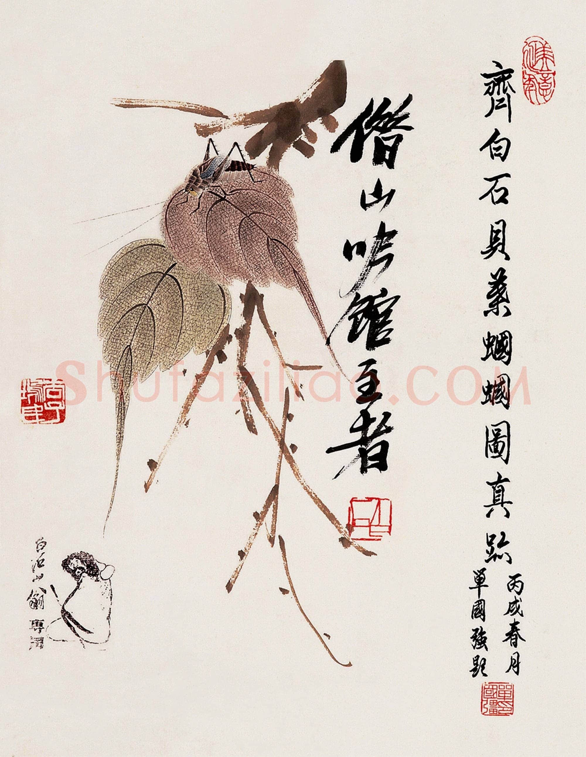 齐白石 蝈蝈图