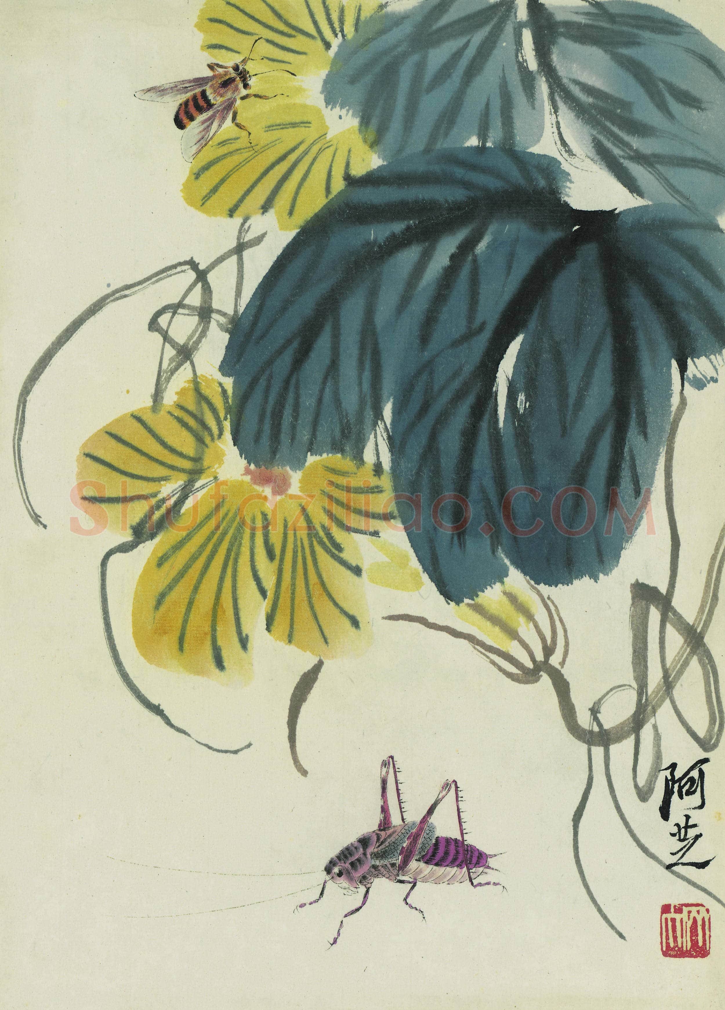 齐白石 国画作品精选-336