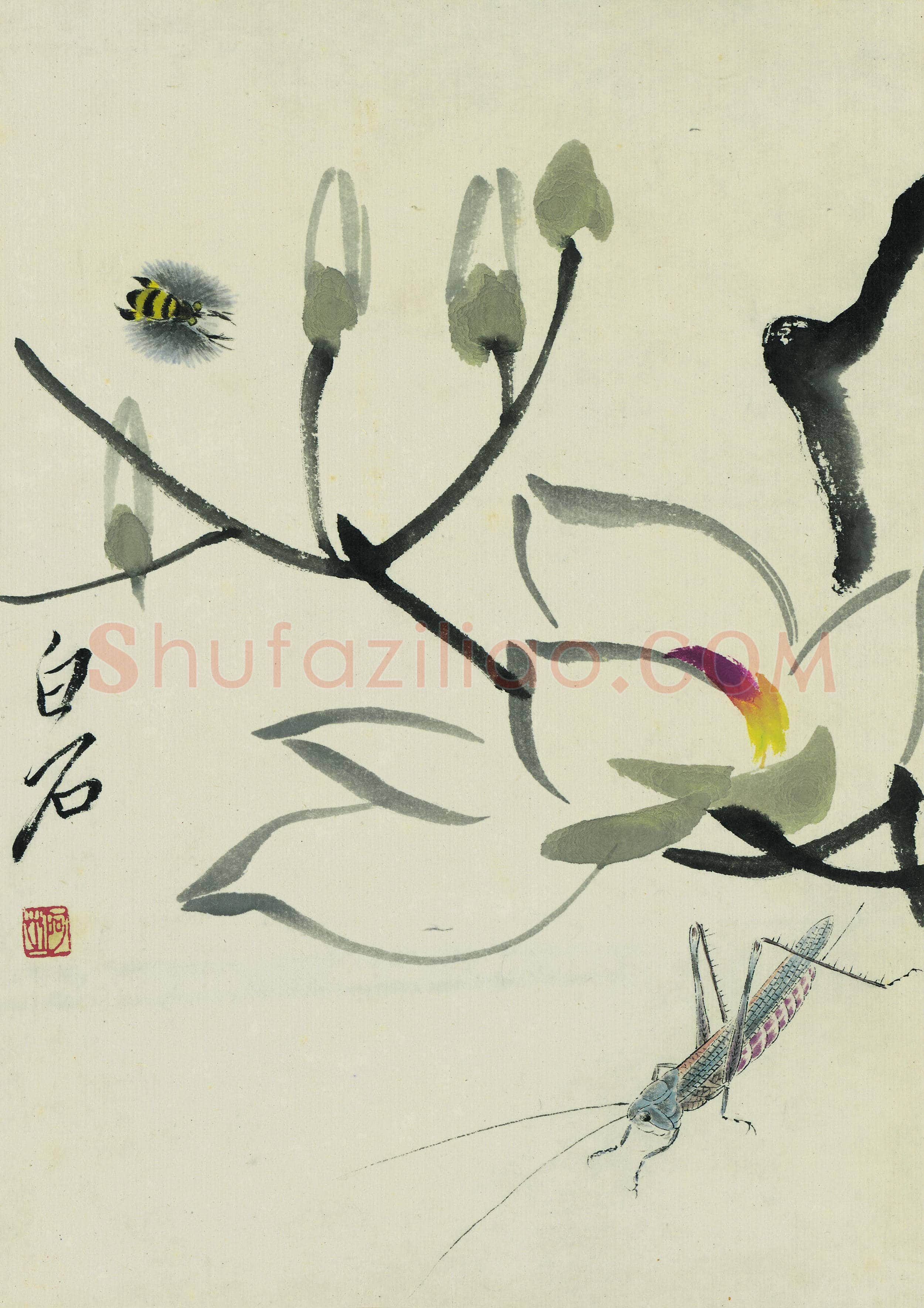 齐白石 国画作品精选-346