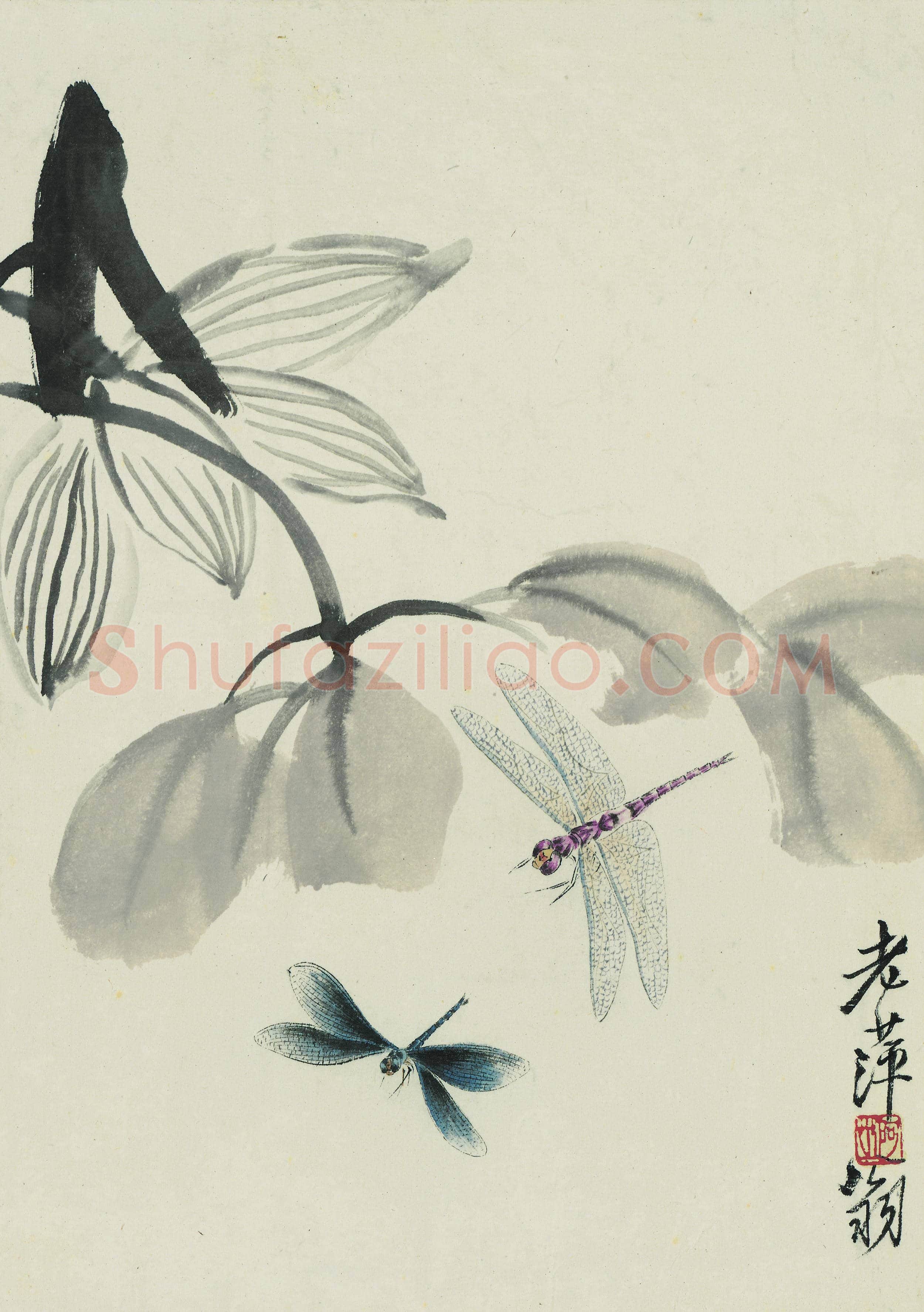 齐白石 国画作品精选-348