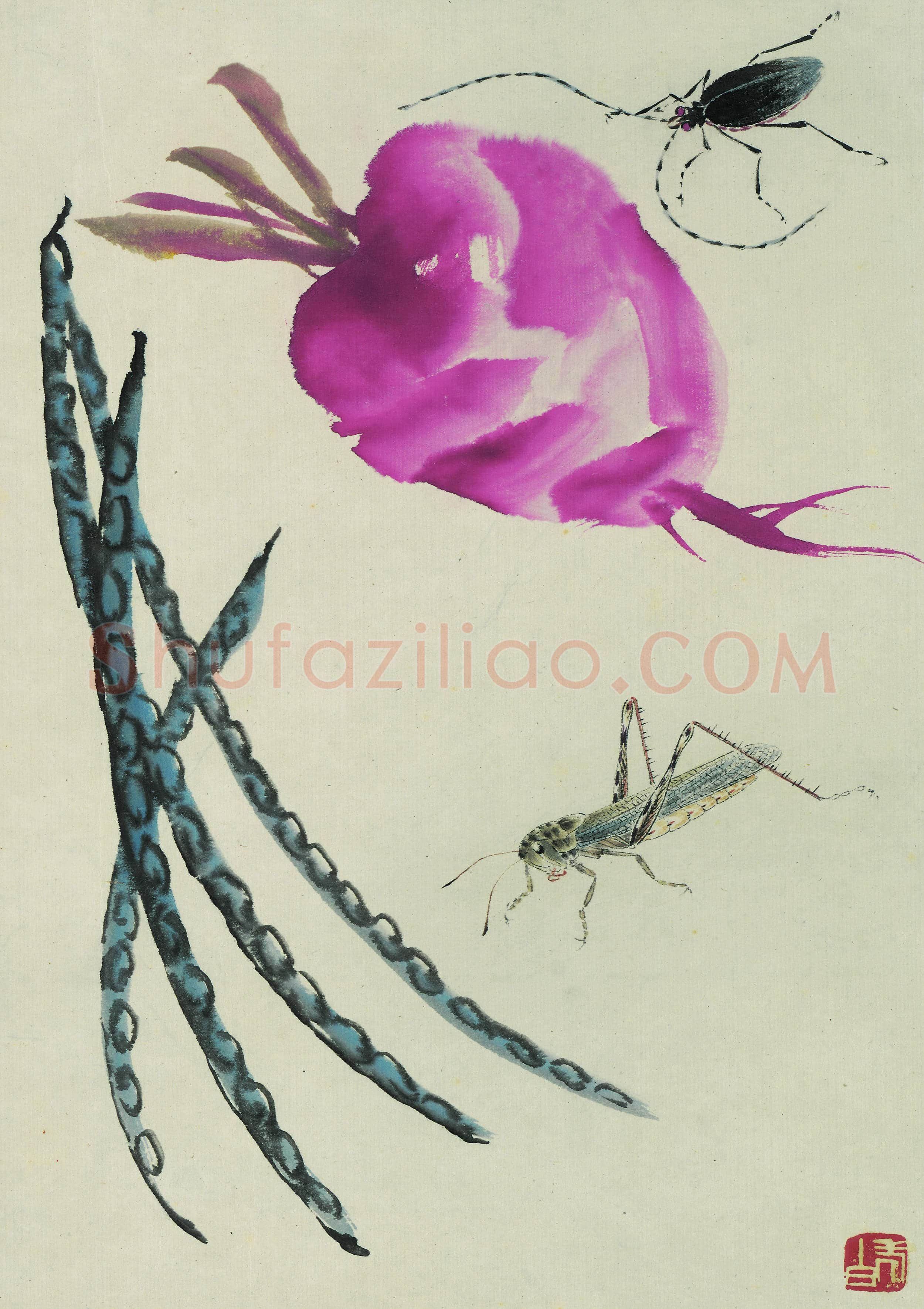 齐白石 国画作品精选-349
